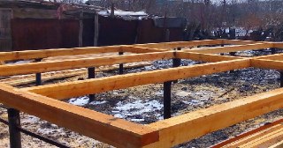 Пол на винтовых сваях Североморск цена от 15615 руб.